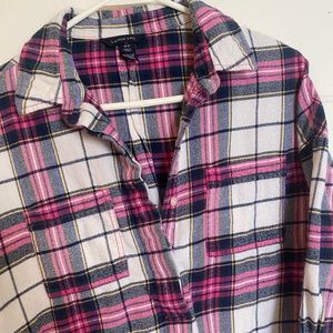 Lands’ End Pink Flannel